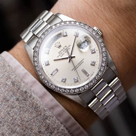 factory set diamond Rolex